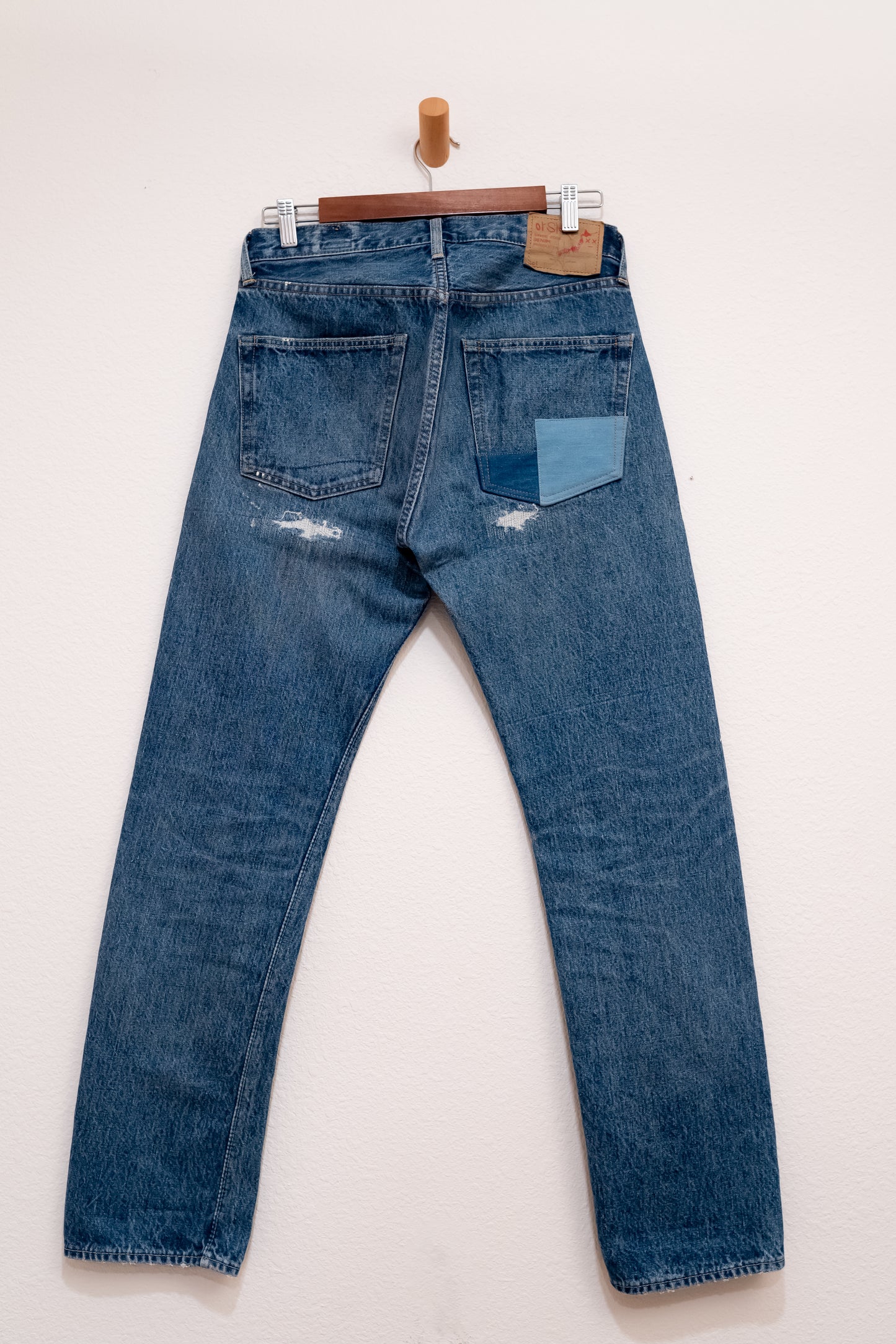 orSlow x Canoe Club 107 Ivy Denim Damaged/Repaired Wash