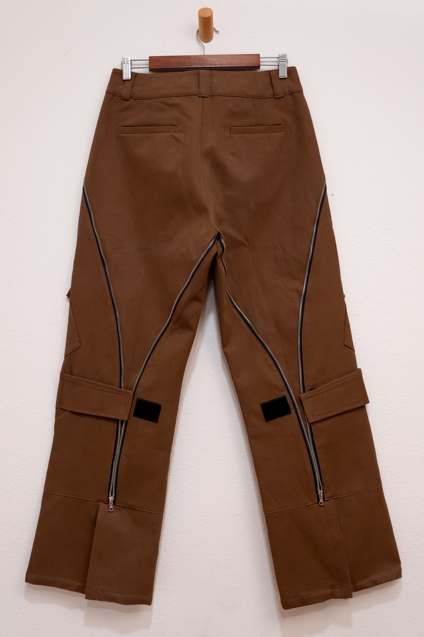 Veerkracht Zip Velcro Pants Brown