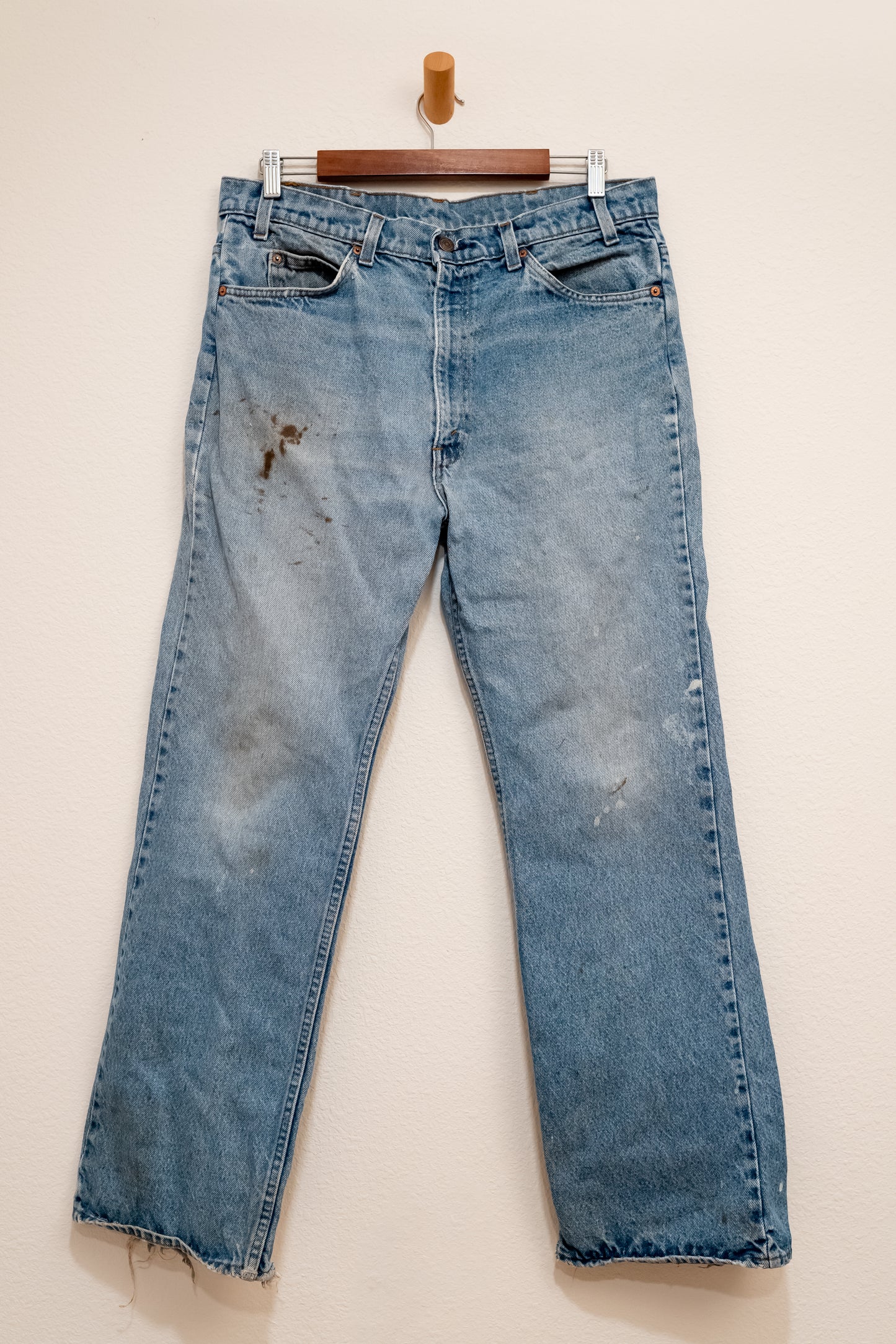 Vintage 80s Levi's 517 Orange Tab Bootcut Denim Jeans Men's