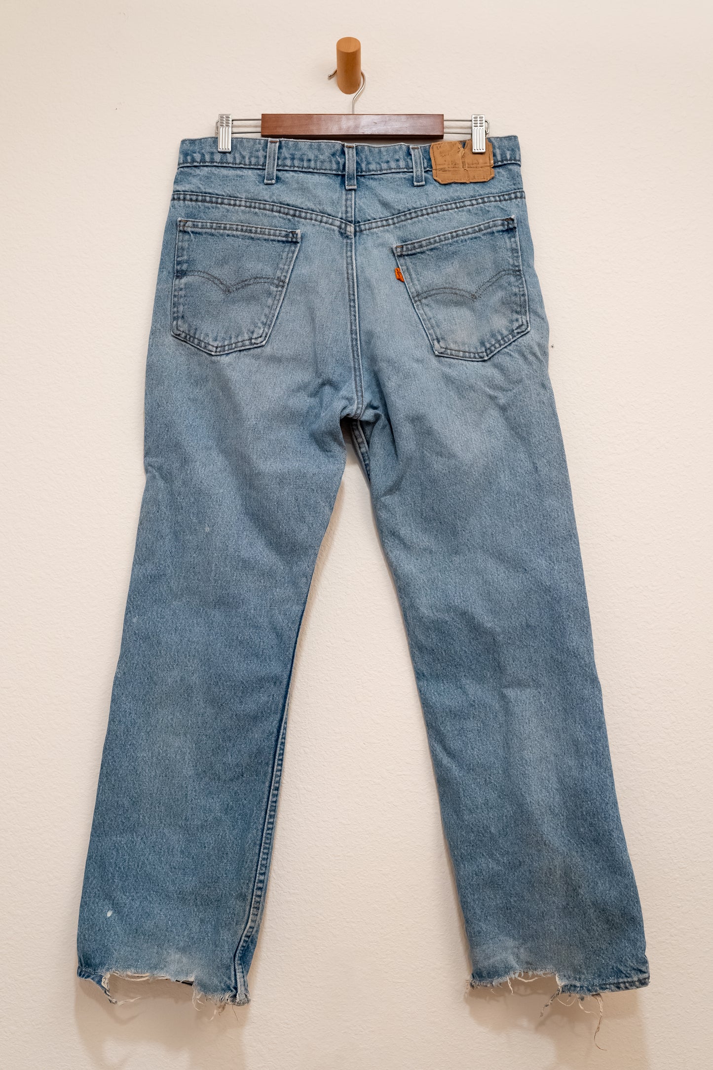 Vintage 80s Levi's 517 Orange Tab Bootcut Denim Jeans Men's