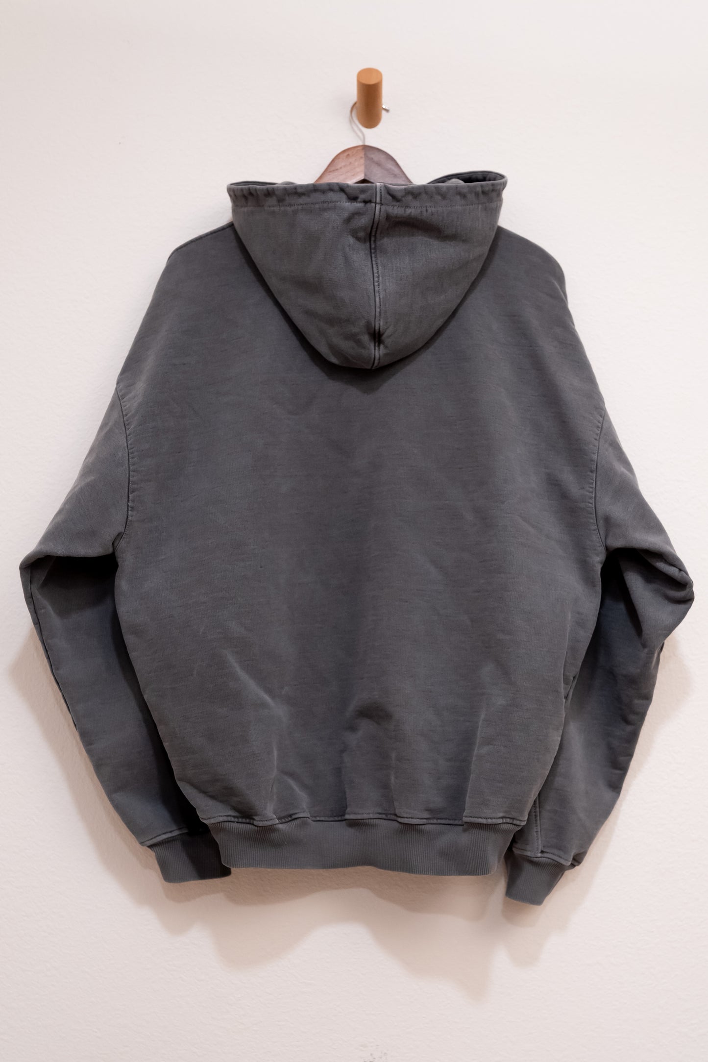 Cole Buxton Warm Up Cropped Hoodie Charcoal