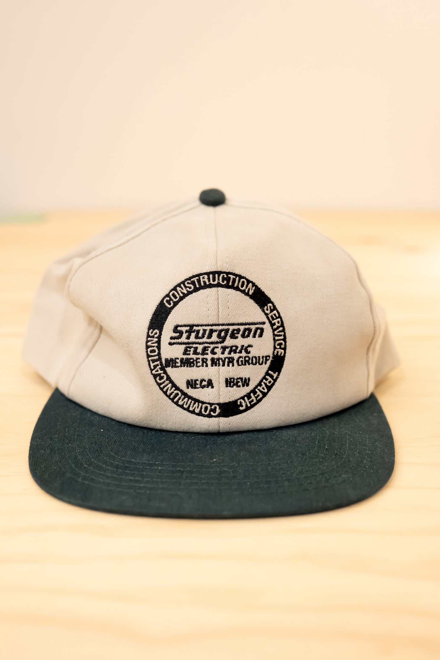 Vintage Sturgeon Electric Green and Gray Hat