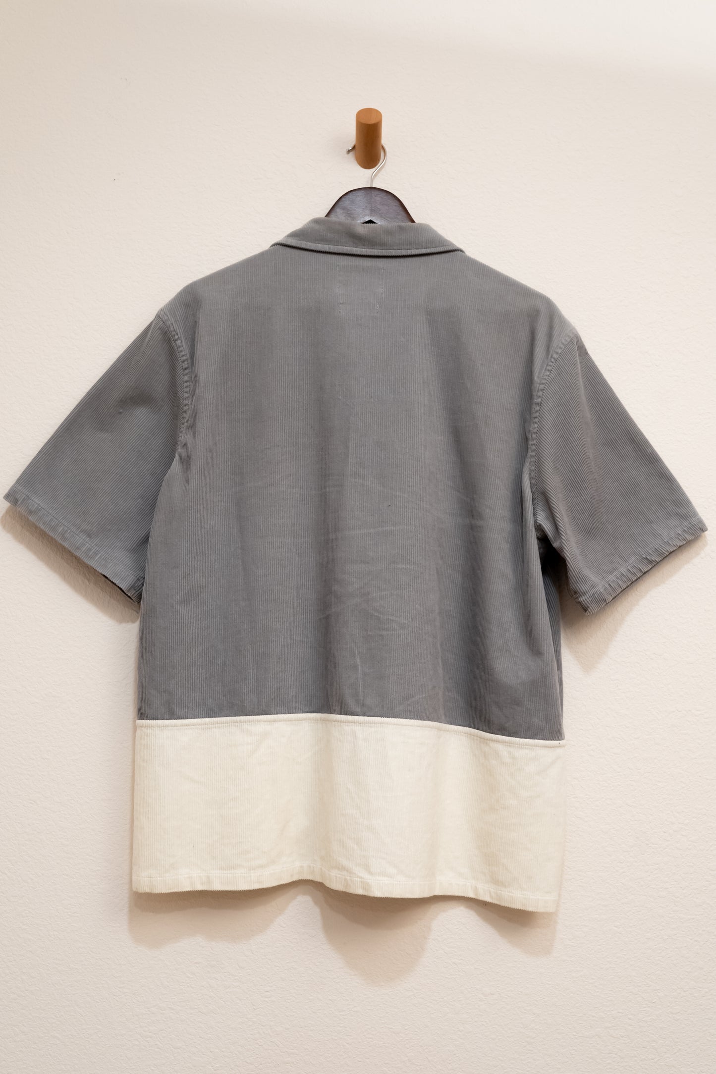 Howlin Corduroy Block Shirt Gray/White