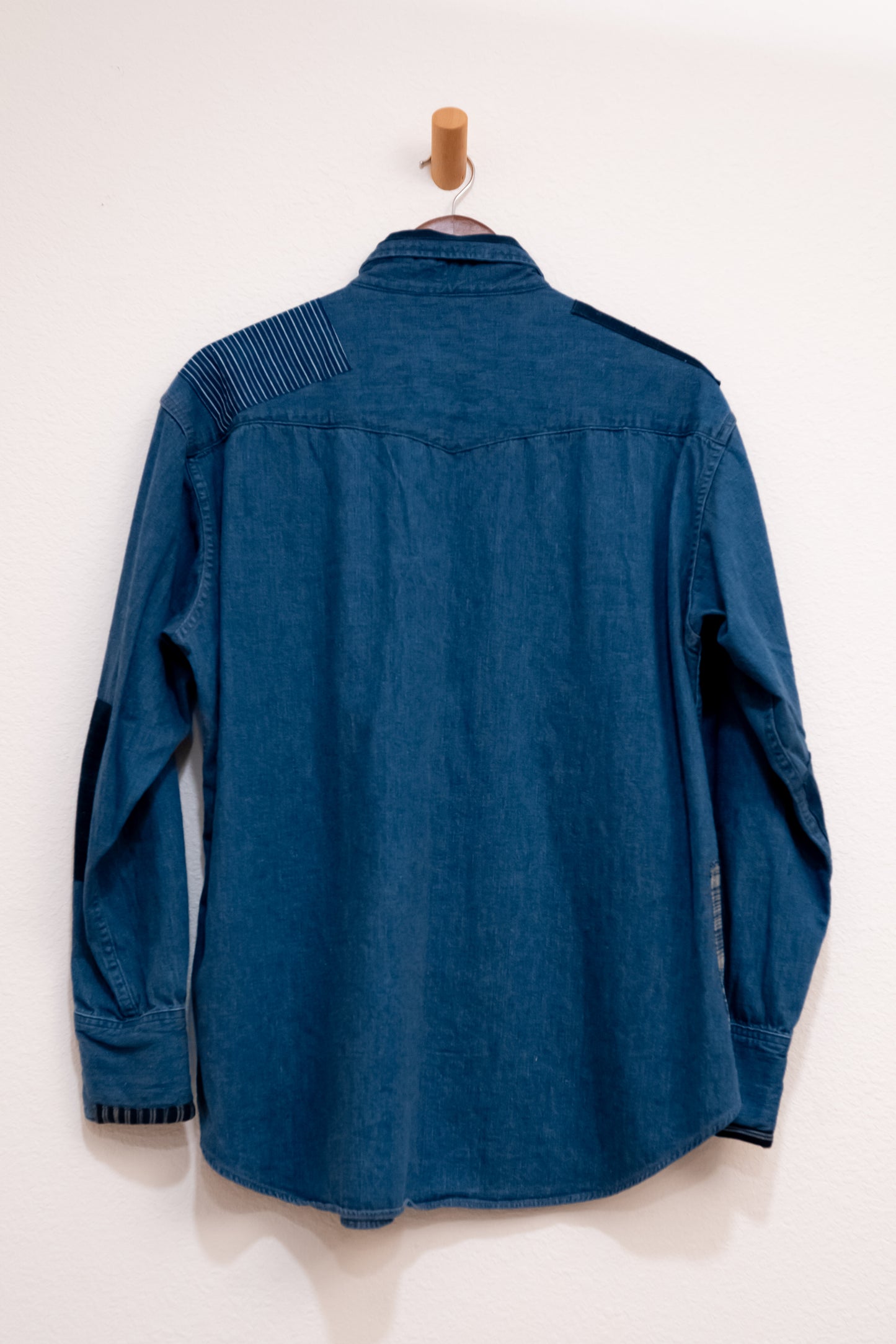 orSlow x Canoe Club Vintage Boro Western Shirt