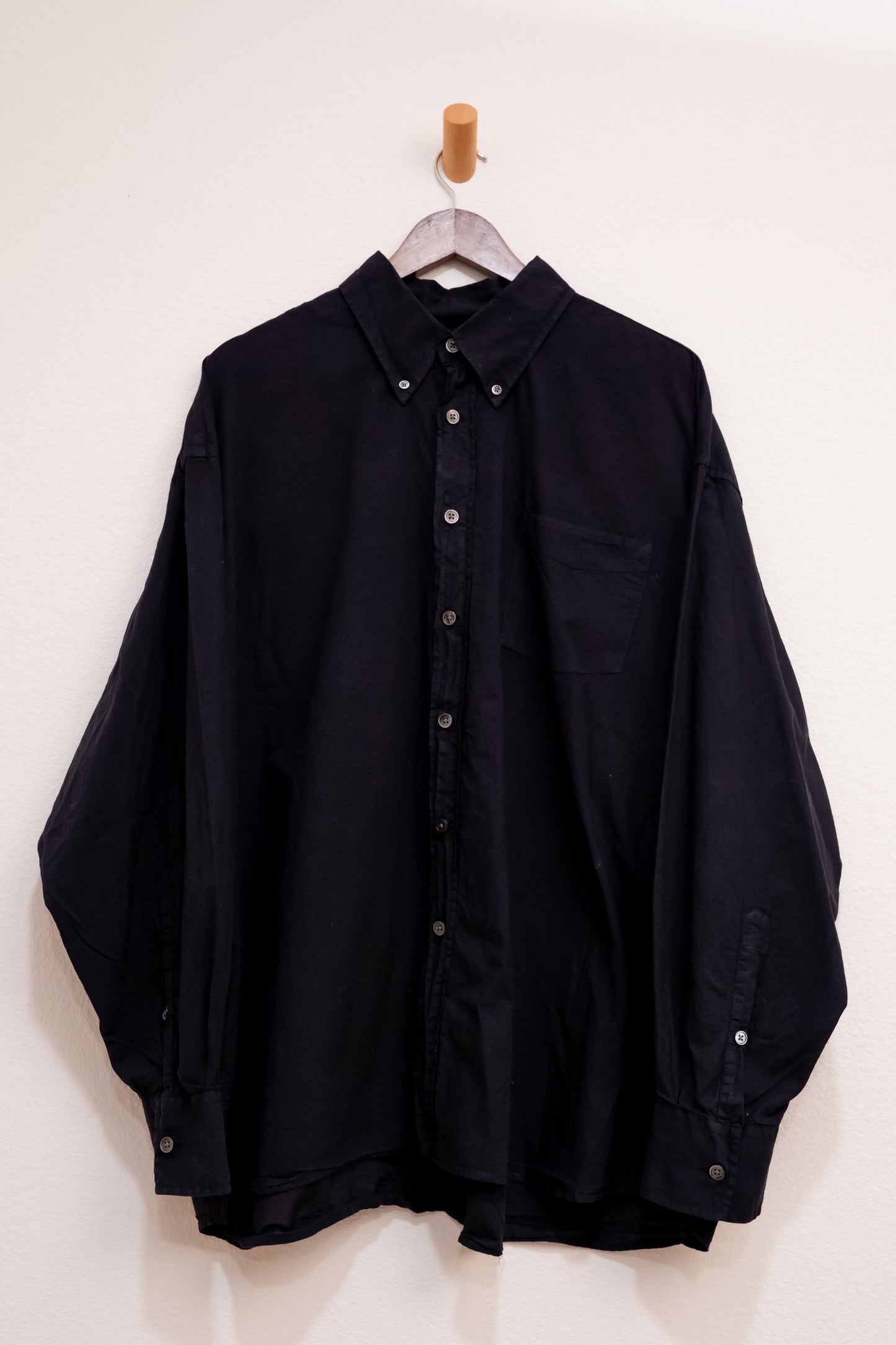 Our Legacy Button-Down Cotton Shirt Black