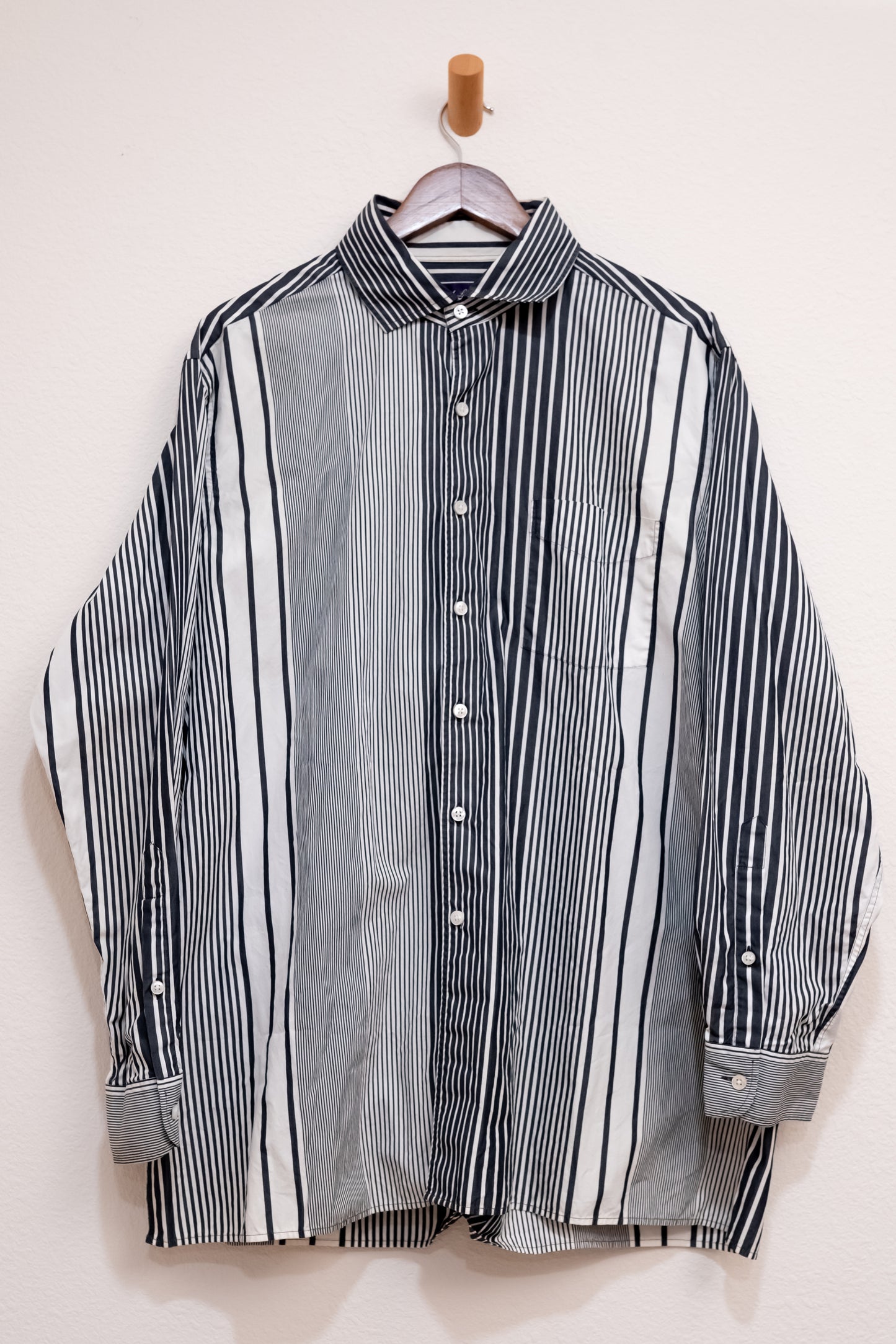 Ralph Lauren Purple Label Multi-Stripe Button-Up Shirt