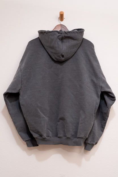Cole Buxton Warm Up Cropped Hoodie Charcoal