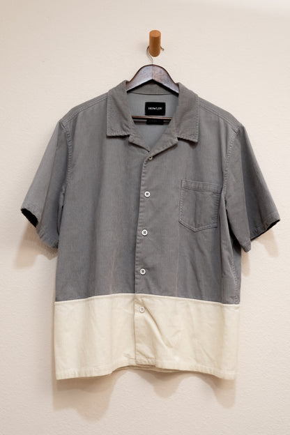 Howlin Corduroy Block Shirt Gray/White