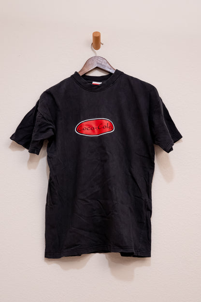 Vintage 90s Coca Cola Polar Bears T-Shirt Black